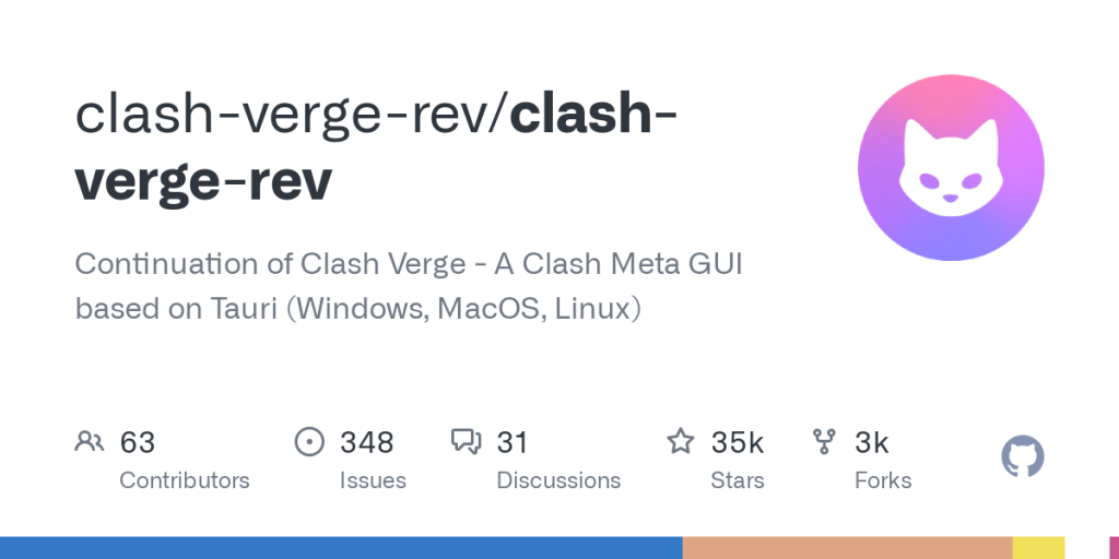 微软 Windows 电脑下载和使用 Clash Verge Rev 配置订阅教程