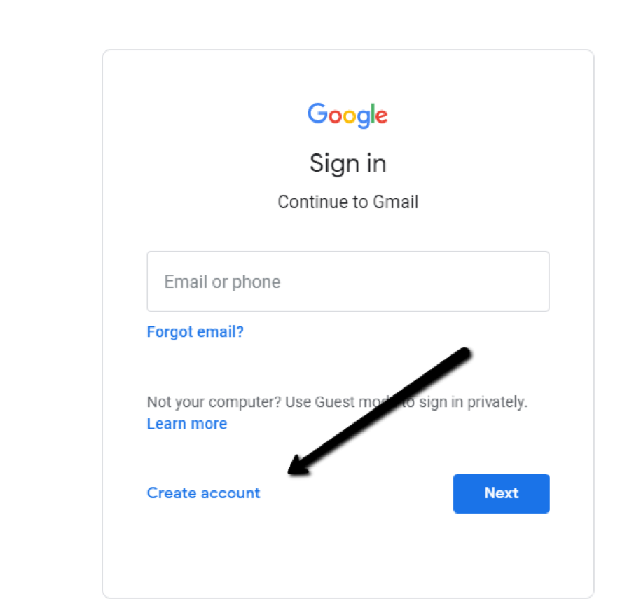 如何注册新的谷歌邮箱(Google Gmail)帐户